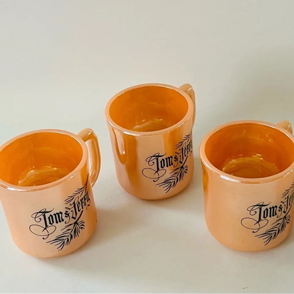 Fire King Orange Mugs Set of 3 - Picture 11 of 13